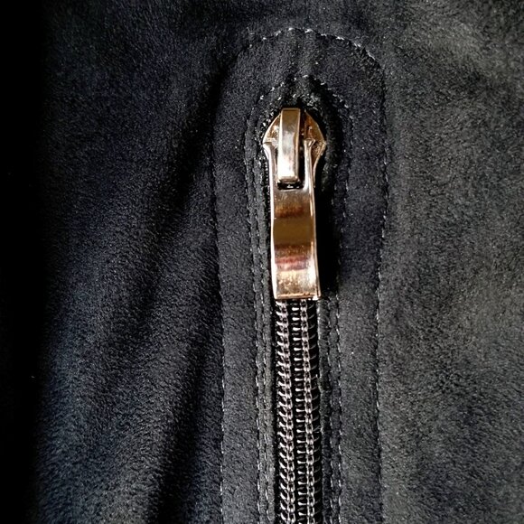 Catherine Malandrino Verda Thigh Hi Boot Over The Knee Size 8.5 Black Faux Suede - Picture 9 of 15